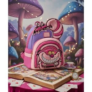 Loungefly Disney Alice In Wonderland Chesire cat backpack